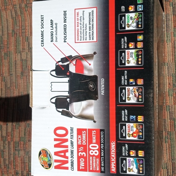 New! ZooMed NANO Combo Dome Lamp Fixture. - Picture 5 of 6